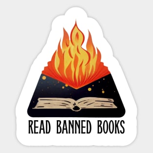 Read Banned Books Sticker